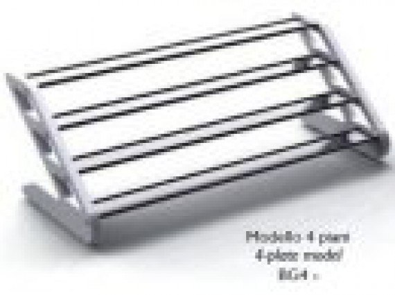 Bottigliera illuminata con led 4 piani.